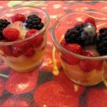 Crema di limone ai frutti di bosco
