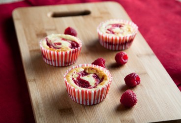 Mini cheese cake con mascarpone e lamponi