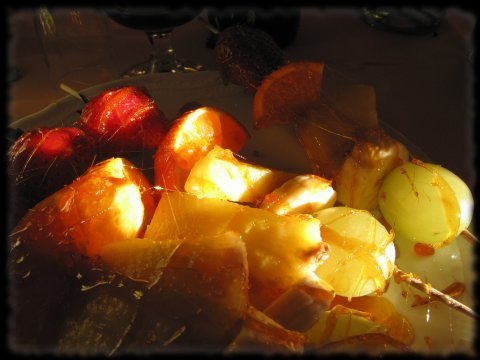 Frutta caramellata