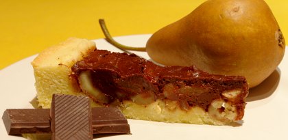 Torta pere e cioccolato