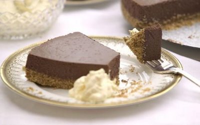 Cheesecake al cioccolato fondente