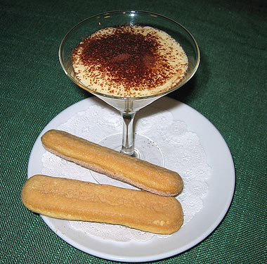 Zabaione al cioccolato fondente