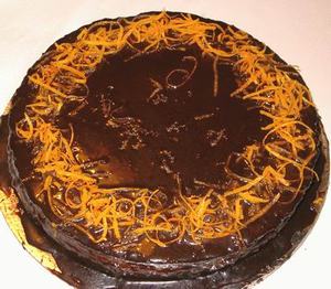 Torta cioccolato e arancia