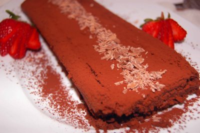 Mattonella cioccolato e fragole