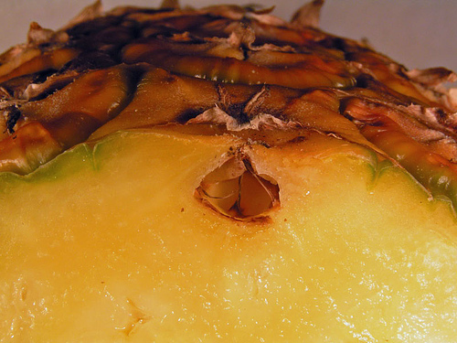 Dolce ananas e cioccolato