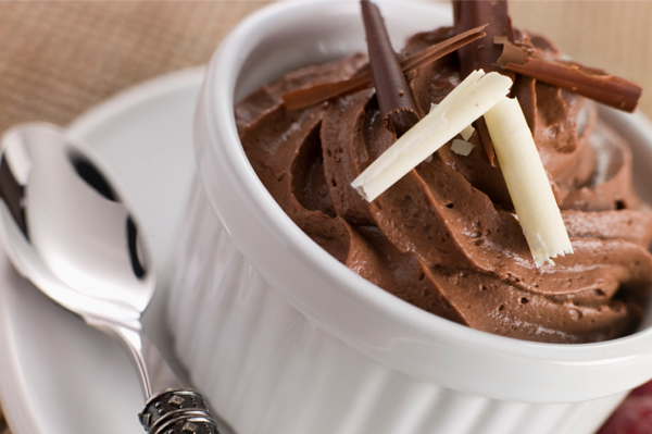 Mousse al cioccolato e caffè