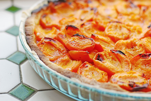 Crostata alle albicocche senza latte e uova