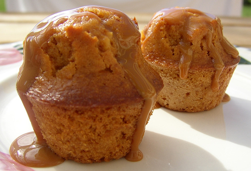 I muffins al dulce de leche per la merenda dei bambini, ed il mou fatto in casa