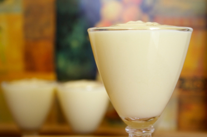 Budino al cioccolato bianco e Baileys