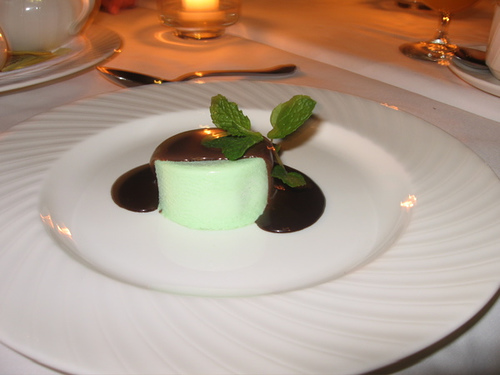 Semifreddo al cioccolato e alla menta