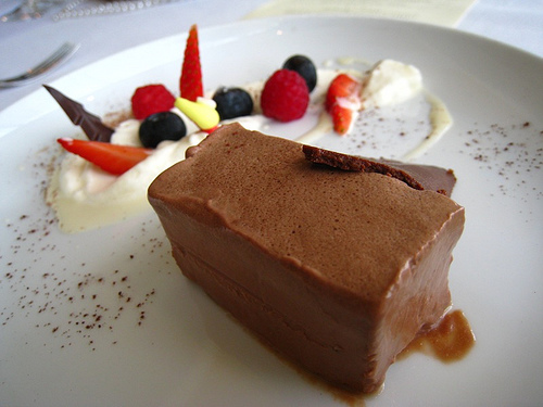 Semifreddo di cioccolato e castagne