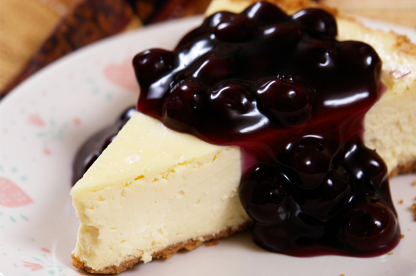 Cheesecake ai mirtilli