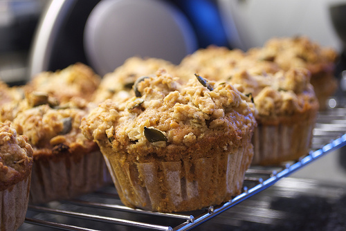 Una ricetta per i muffin con arachidi e mou