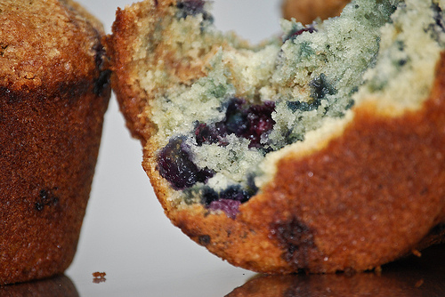 Una ricetta per i muffin ai mirtilli