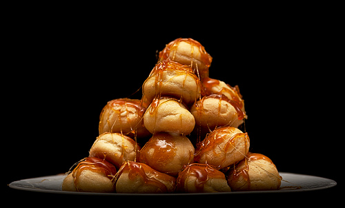 Dolci natalizi, il croquembouche di Salvatore de Riso