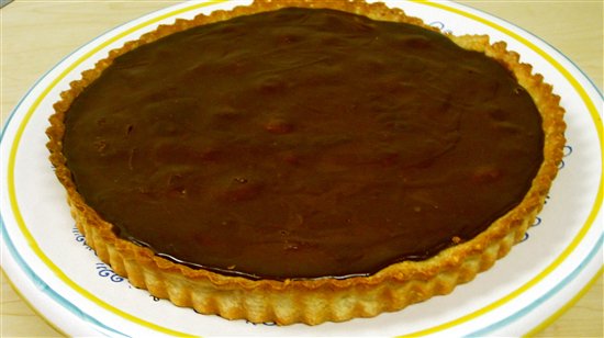 Torta al cioccolato con ciliege