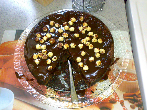 Nutella cake senza glutine di Nigella Lawson