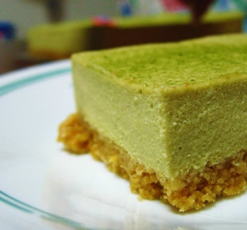 Cheese cake al thè verde con il bimby