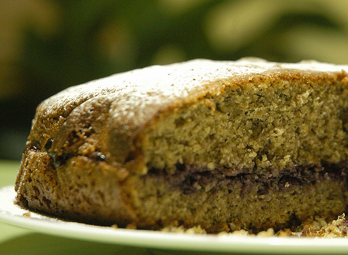 Torta all’avena e marmellata di mirtilli