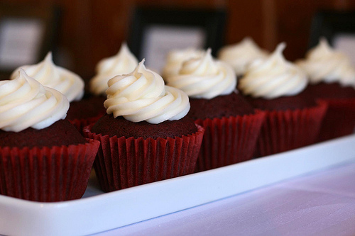 Cupcake al cioccolato con crema al finocchio