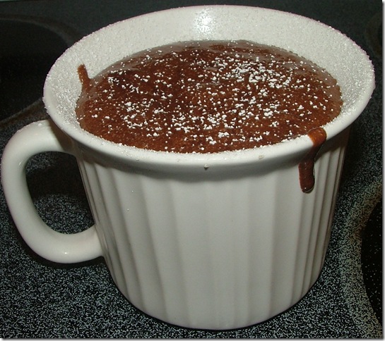 Soufflè al torrone con crema al cioccolato