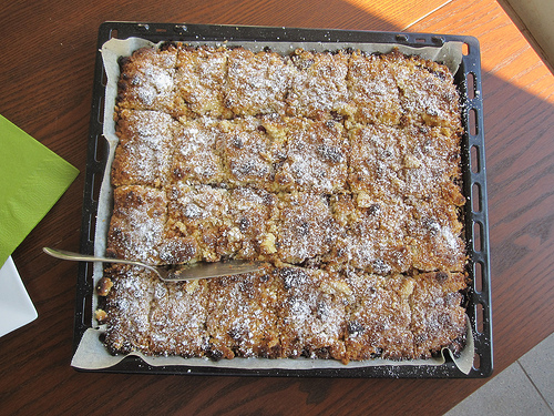 Cotto e mangiato, torta sbriciolata alla ricotta e cioccolato