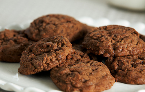 Biscotti al cioccolato farciti