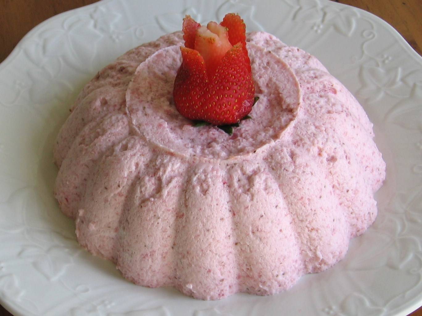 Deliziosa mousse alle fragole