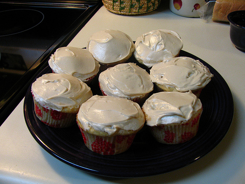 Muffin alla banana con crema alla cannella, tutto senza glutine!