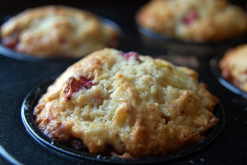 Muffin ai frutti rossi senza latticini