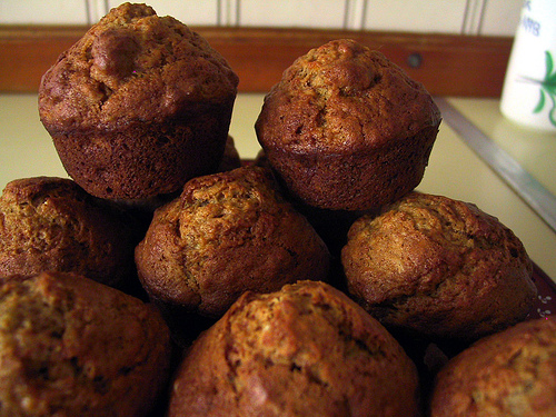 Dolci senza uova, i muffin alla banana