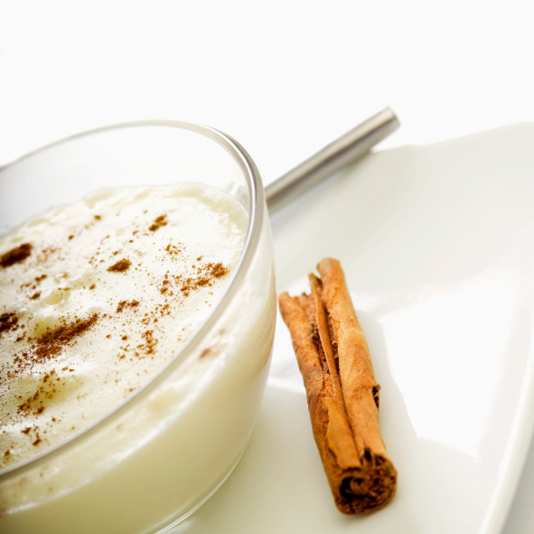 Budino bianco con savoiardi