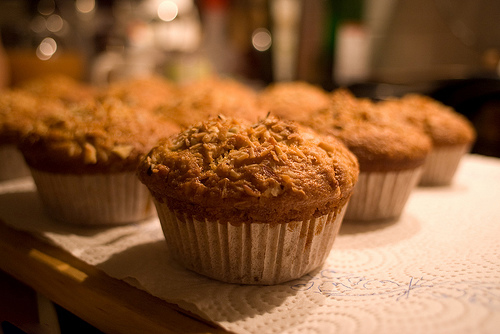 Muffin all’ananas con crema agli agrumi