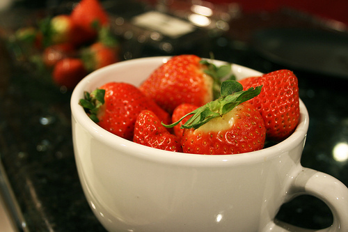 Muffin alla fragola… in tazza!