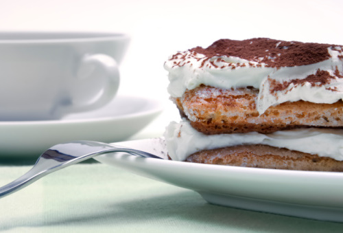 Tiramisù al cioccolato bianco e panna