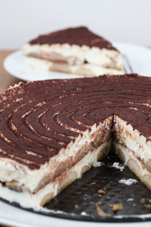 Torta al cioccolato, caffè e mascarpone