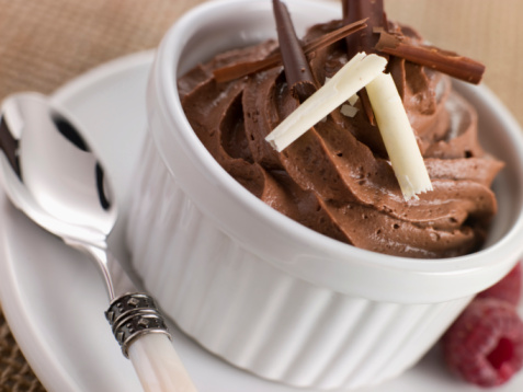 dolce cucchiaio estivo veloce mousse cioccolato