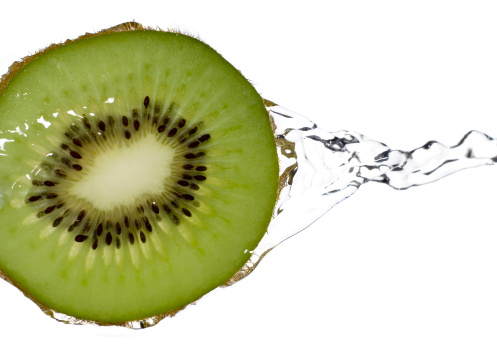 Frullato di kiwi, mela e mirtillo