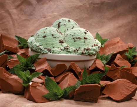 Dolci estivi gelato after eight