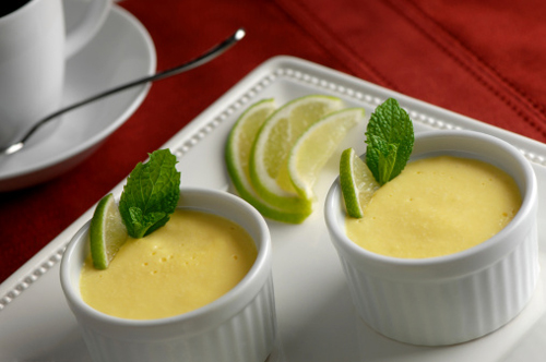 Mousse di limoni alla menta