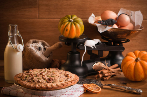 Torta di zucca alla frutta senza uova e latte