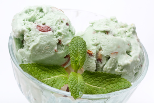 Dolci estivi gelato yogurt menta