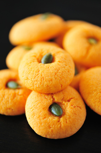 I biscotti di zucca per Halloween