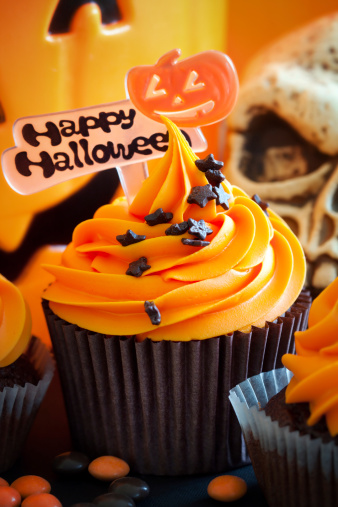 Cupcake cioccolato halloween