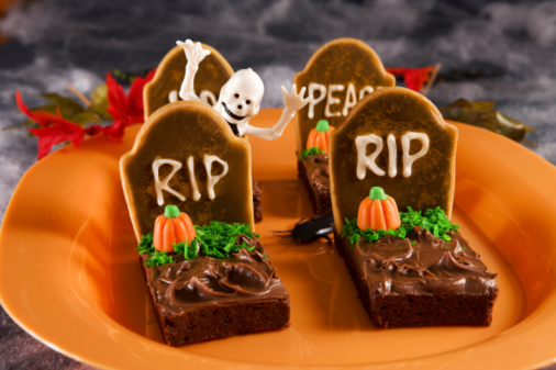 Le lapidi al cioccolato di Halloween