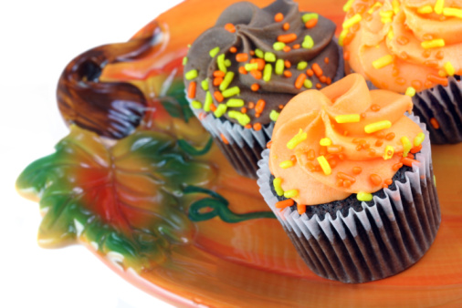 I cupcake al cioccolato per Halloween