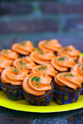 Cupcake cioccolato halloween