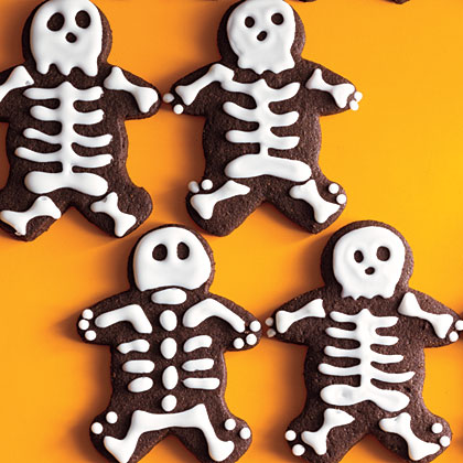 I biscotti scheletro per Halloween