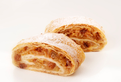 Strudel di mele senza uova