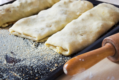 preparazione strudel mele